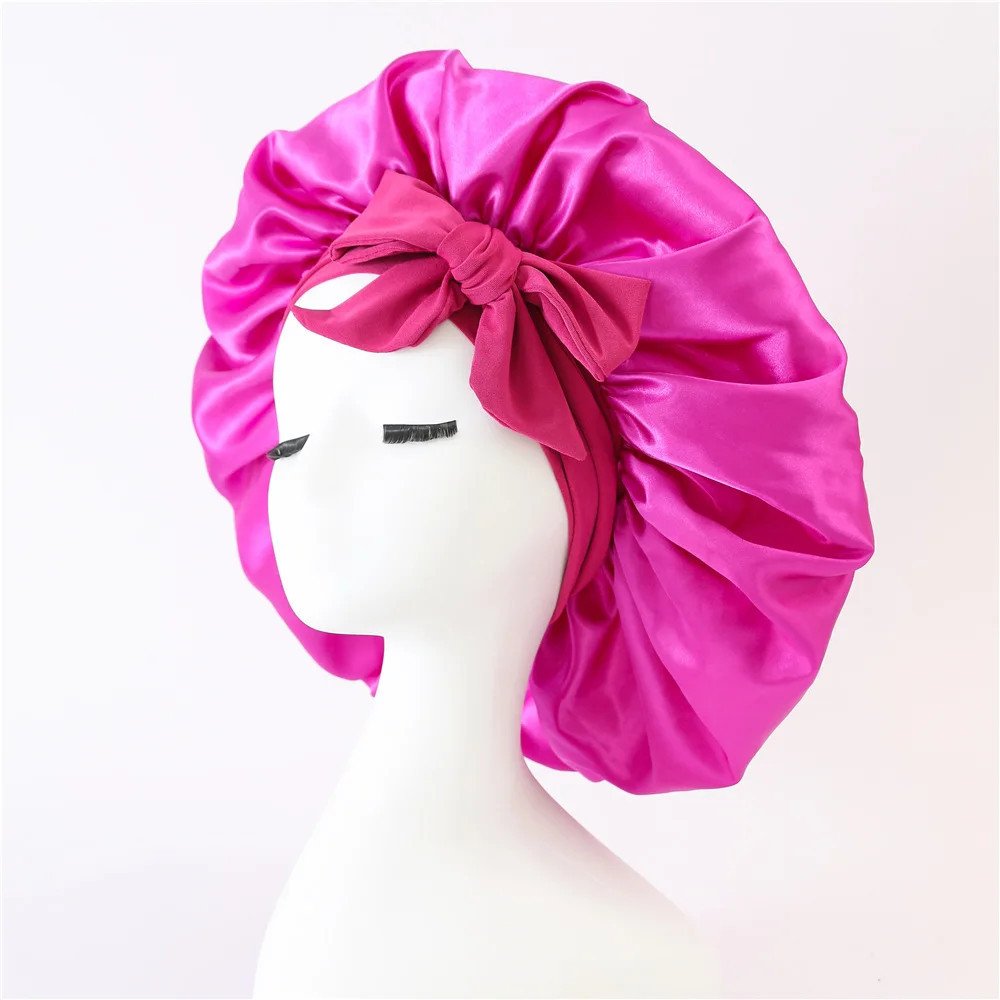 Hairporium Satin Bonnet Sleep Cap: Luxury Hair Care Satin Bonnet for Nighttime Protection