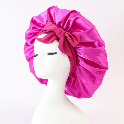 Hairporium Satin Bonnet Sleep Cap: Luxury Hair Care Satin Bonnet for Nighttime Protection
