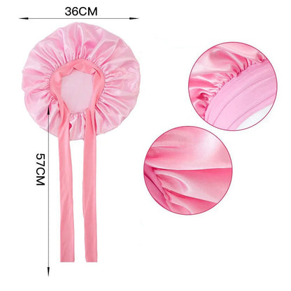 Hairporium Satin Bonnet Sleep Cap: Luxury Hair Care Satin Bonnet for Nighttime Protection