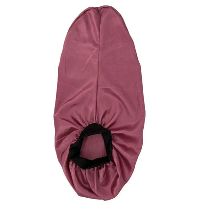 Hairporium Silky Long Bonnet: Solid Color Night Cap for Women's Overnight Hair Care