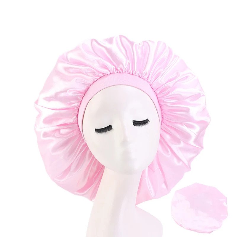 Hairporium Oversized Silky Satin Bonnet – Elegant Soft Night Cap for Women’s Hair Protection & Overnight Moisture Retention