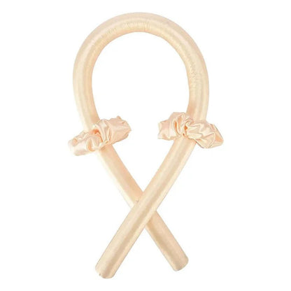 Hairporium Heatless Curling Rod Headband – Luxury Silk Ribbon Hair Rollers for Effortless Overnight Curls
