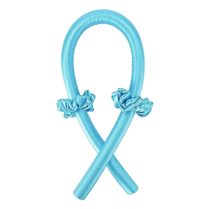 Hairporium Heatless Curling Rod Headband – Luxury Silk Ribbon Hair Rollers for Effortless Overnight Curls