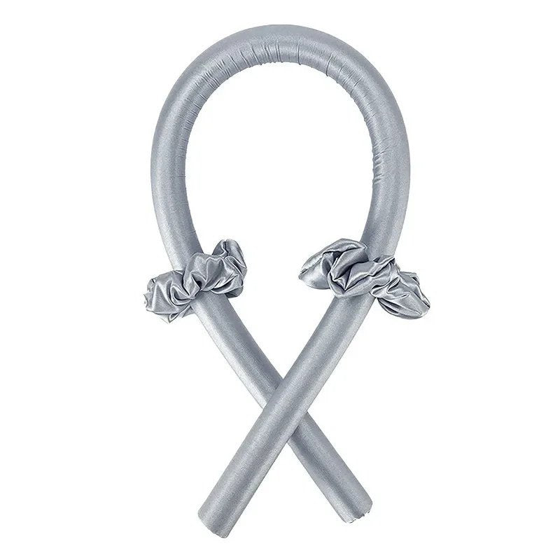 Hairporium Heatless Curling Rod Headband – Luxury Silk Ribbon Hair Rollers for Effortless Overnight Curls