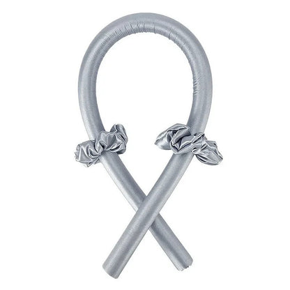 Hairporium Heatless Curling Rod Headband – Luxury Silk Ribbon Hair Rollers for Effortless Overnight Curls