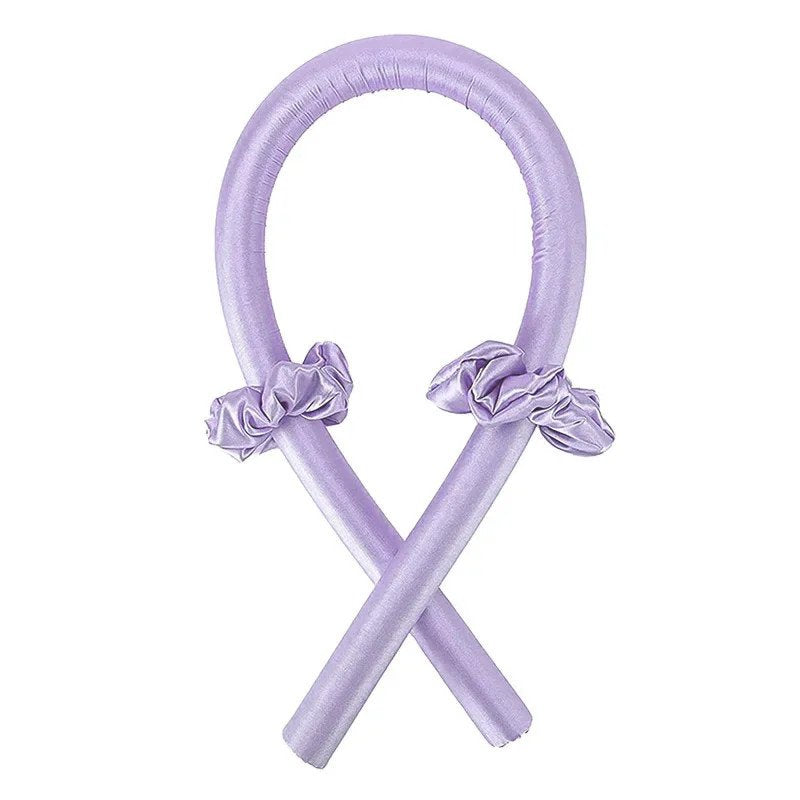Hairporium Heatless Curling Rod Headband – Luxury Silk Ribbon Hair Rollers for Effortless Overnight Curls