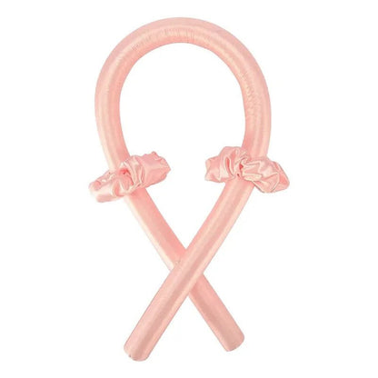 Hairporium Heatless Curling Rod Headband – Luxury Silk Ribbon Hair Rollers for Effortless Overnight Curls
