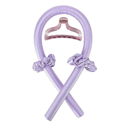Hairporium Heatless Curling Rod Headband – Luxury Silk Ribbon Hair Rollers for Effortless Overnight Curls