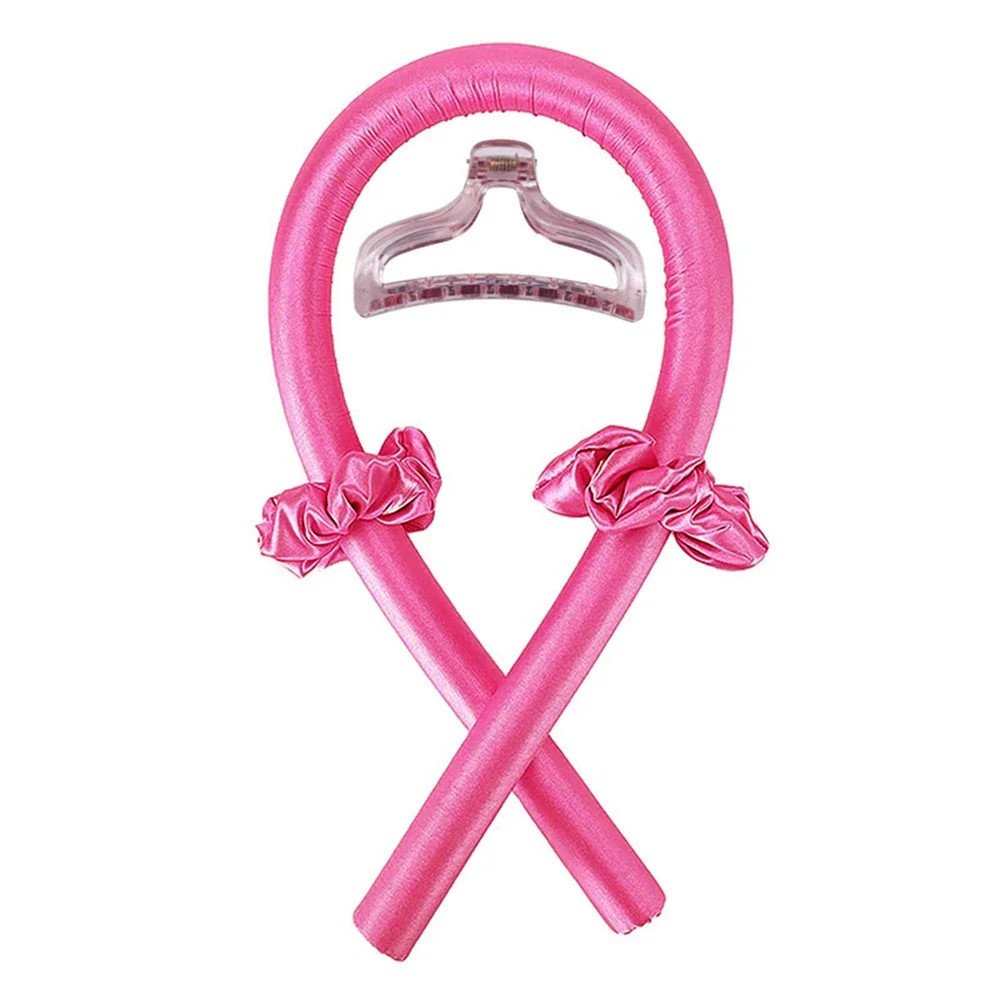 Hairporium Heatless Curling Rod Headband – Luxury Silk Ribbon Hair Rollers for Effortless Overnight Curls