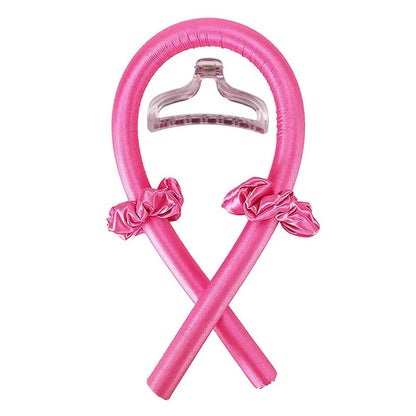 Hairporium Heatless Curling Rod Headband – Luxury Silk Ribbon Hair Rollers for Effortless Overnight Curls