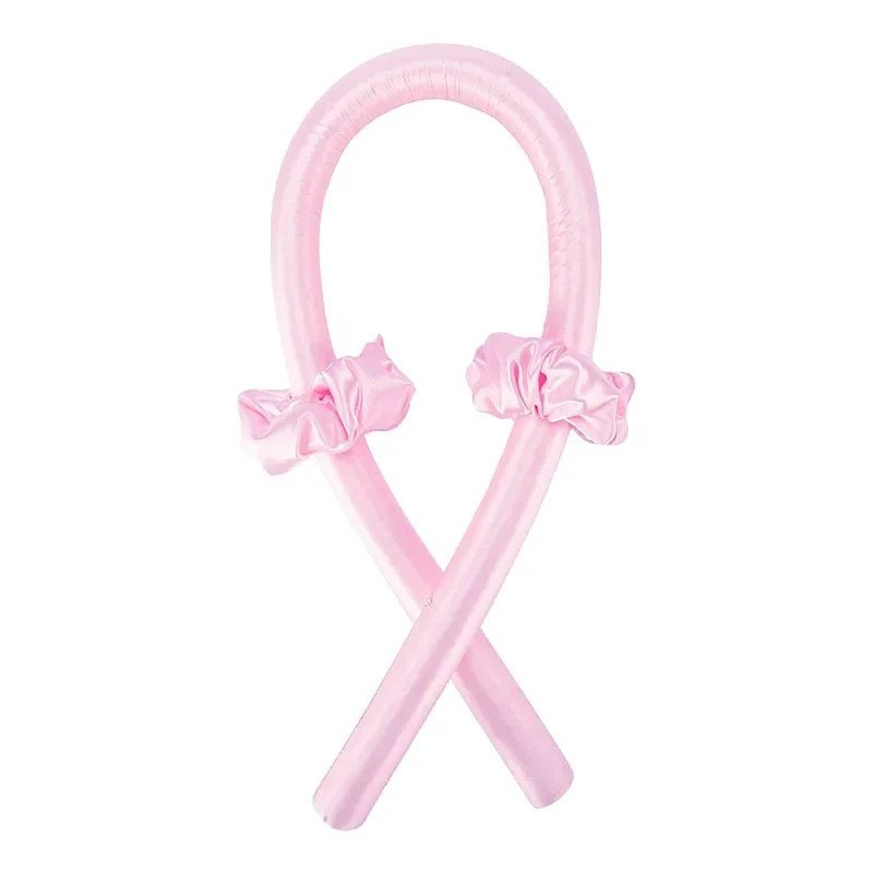 Hairporium Heatless Curling Rod Headband – Luxury Silk Ribbon Hair Rollers for Effortless Overnight Curls