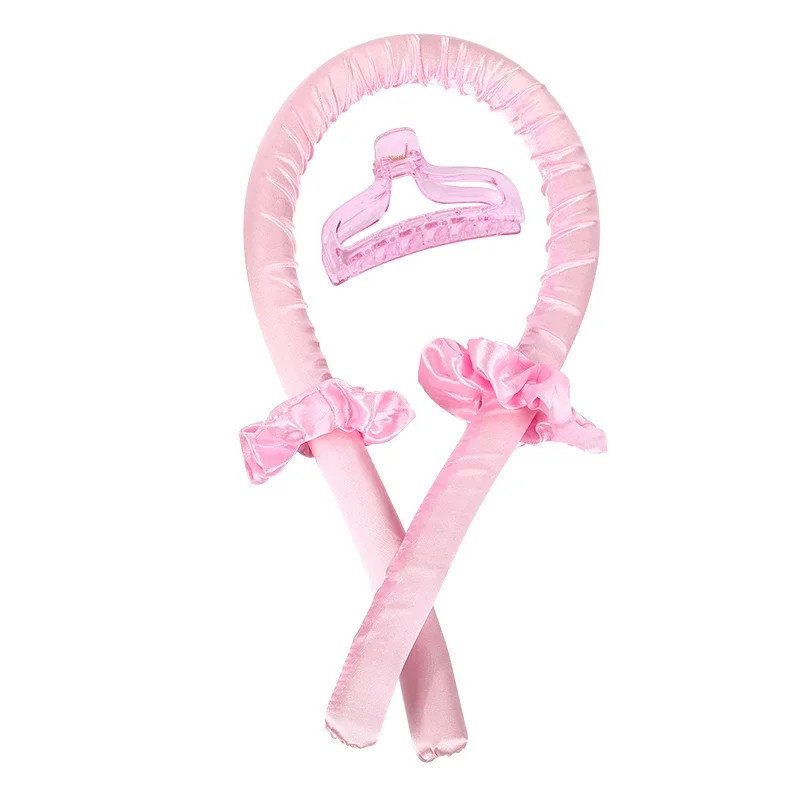 Hairporium Heatless Curling Rod Headband – Luxury Silk Ribbon Hair Rollers for Effortless Overnight Curls