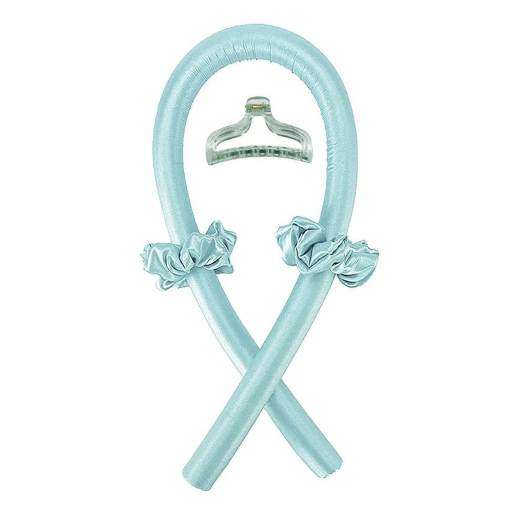 Hairporium Heatless Curling Rod Headband – Luxury Silk Ribbon Hair Rollers for Effortless Overnight Curls