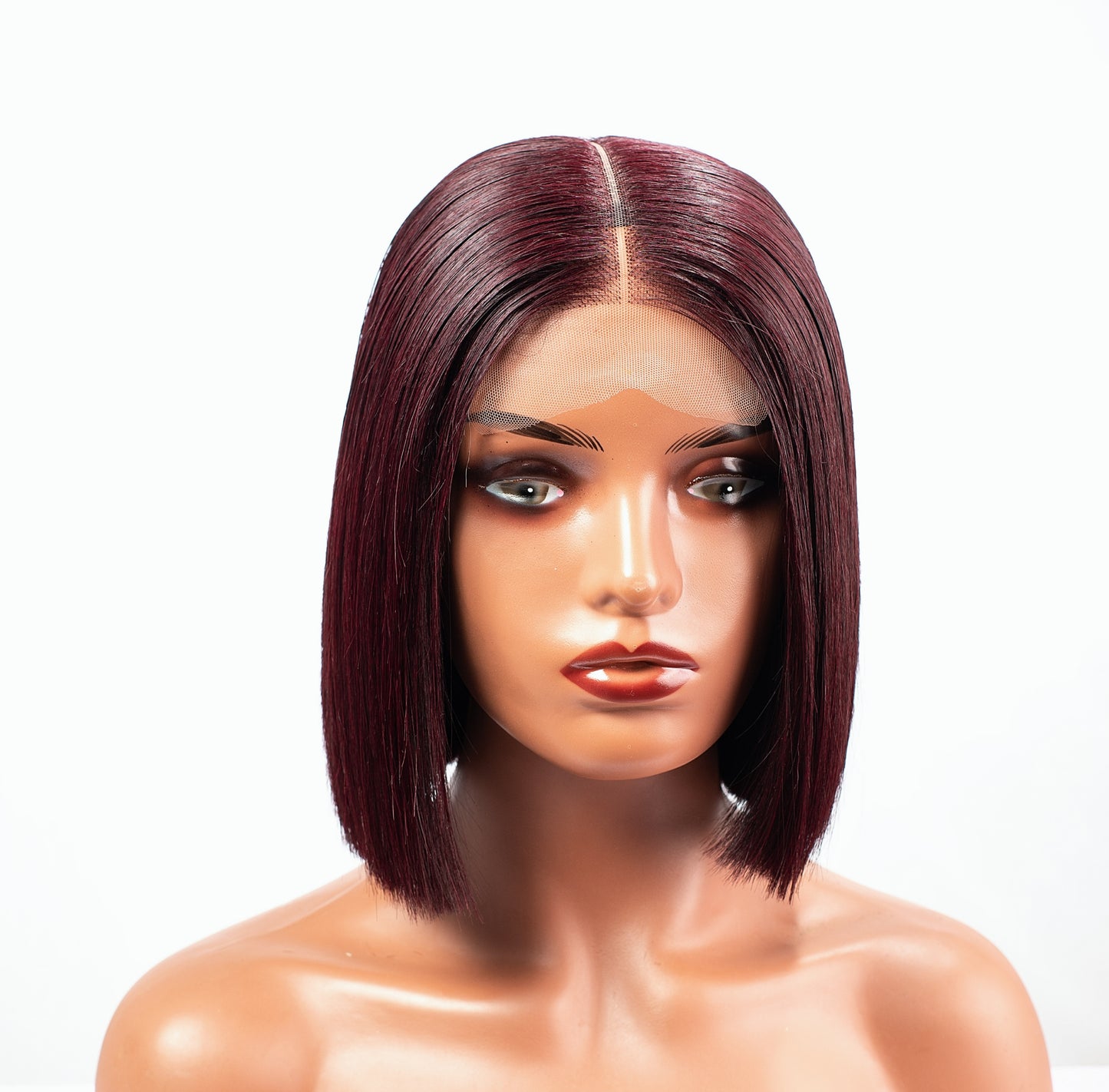 Hairporium Burgundy Bone Straight Wig