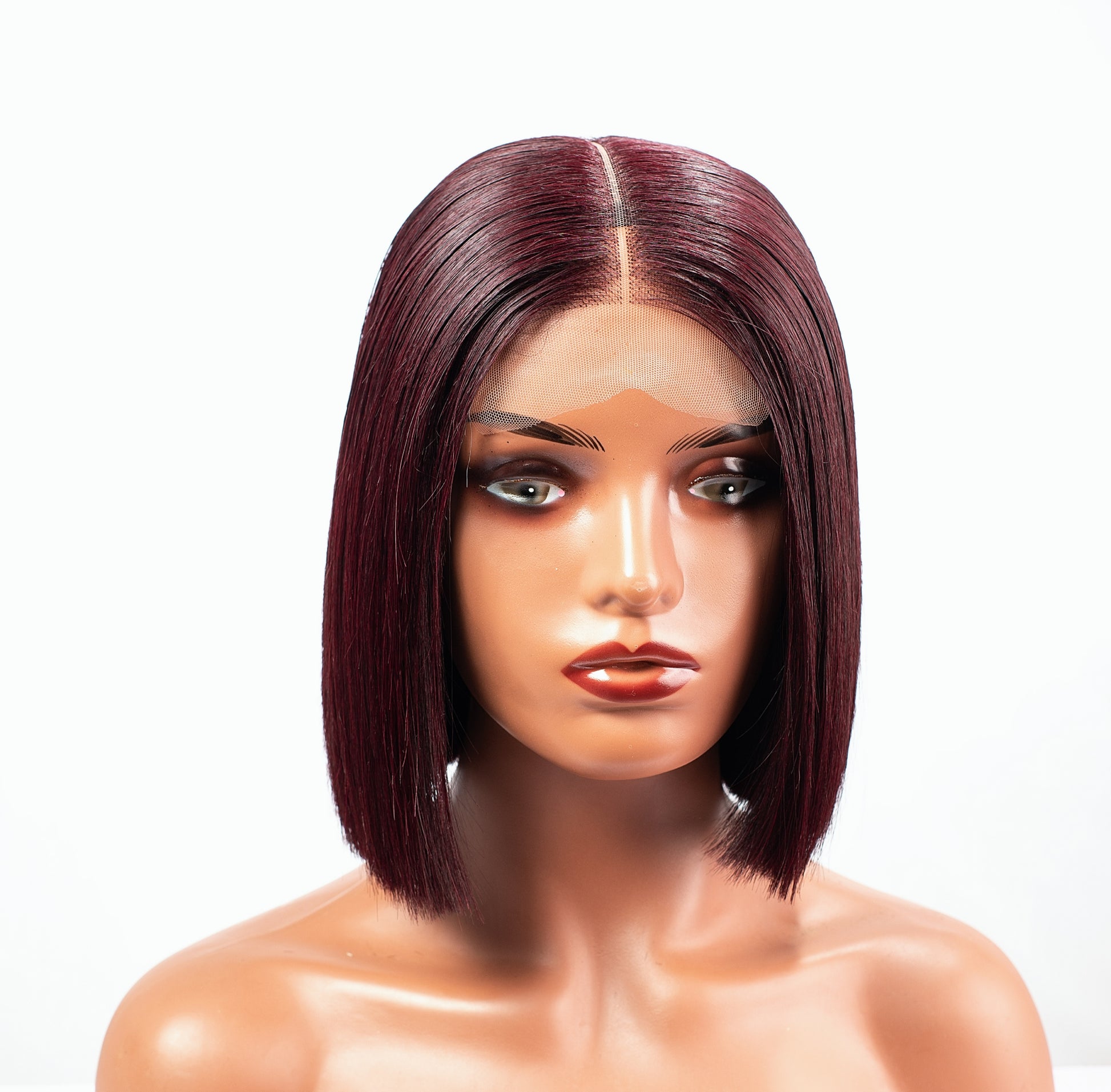 Hairporium Burgundy Bone Straight Wig