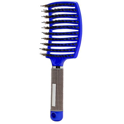 Hairporium Hair Brush & Detangling Comb – Bristle & Nylon Wet Massage Tool for Curly Hair
